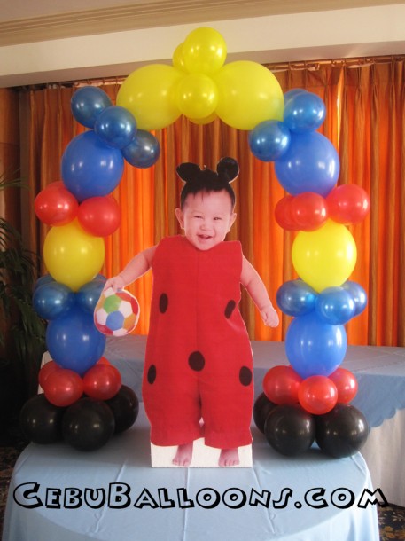 Celebrant Standee in Mickey Mouse Costume