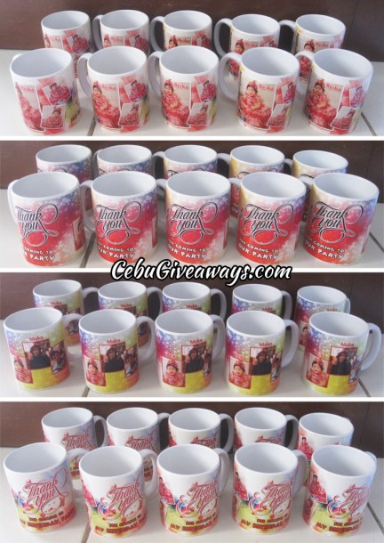 Customized Thank You Mugs for a Birthday