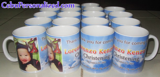 Lorenzo Kenzo's Christening - Personalized Mug