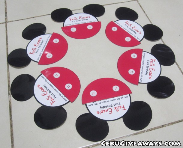 Mickey Mouse Formed Invitations (Felix Enzo)