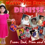 Denisse 7th Birthday (Flowers Tarp Design)