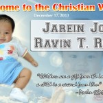 Jarein's Christening Tarp Layout