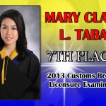 Mary Claire Tabal's 7th Placer