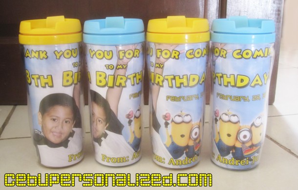 Minions Theme Personalized Tumblers