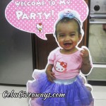 Celebrant Standee Hello Kitty with Polka Dots Theme