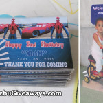 Ref Magnets and Celebrant Standee for Xian's 2nd Birthday